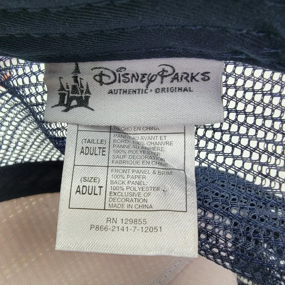 Disney Parks Mickey Mouse Hang Loose Snapback Hat Ball Cap Authentic Unisex OSFA